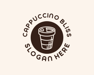 Stroke Coffee Cup logo