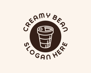 Stroke Coffee Cup logo