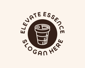 Stroke Coffee Cup logo