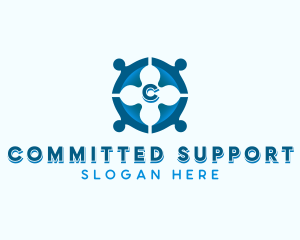 Non Profit People Organization logo design