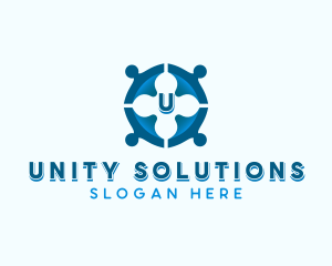 Non Profit People Organization logo design