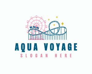 Funfair Amusement Park logo design