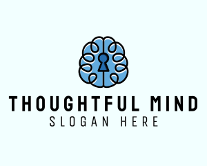 Mind Keyhole Psychology logo design