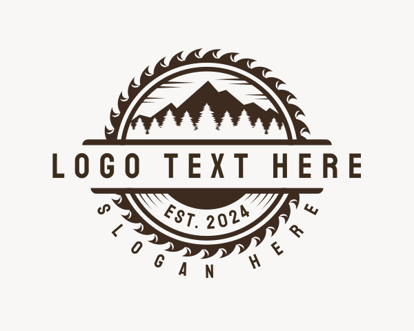 Logging logo example 3