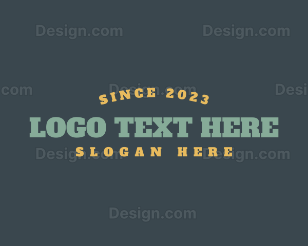 Retro Brand Business Logo