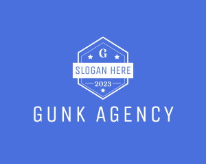 Hexagon Business Agency Badge logo design