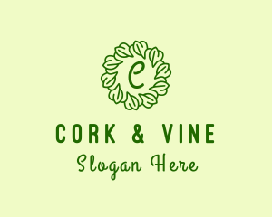 Ornament Leaf Vines logo design