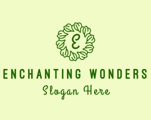 Ornament Leaf Vines logo design