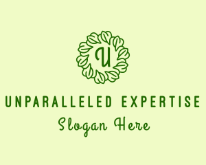 Ornament Leaf Vines logo design