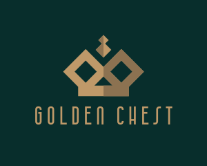 Luxe Golden Crown  logo design