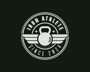 Kettlebell Athletic Gym logo design