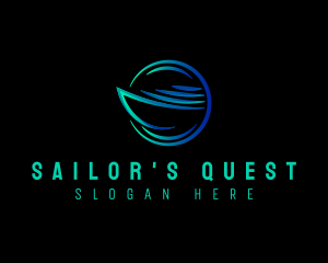 Cruise Boat Marine logo design