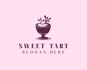 Dessert Sundae Creamery logo design