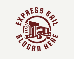 Delivery Truck Shipping logo design