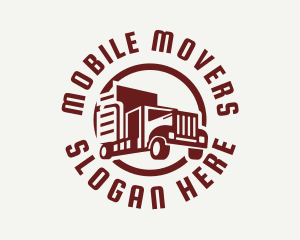 Delivery Truck Shipping logo design