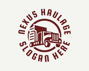 Delivery Truck Shipping logo design