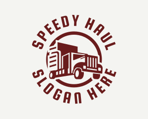 Delivery Truck Shipping logo design