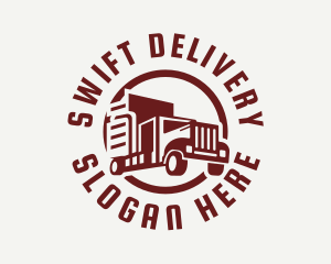 Delivery Truck Shipping logo design