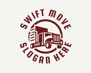 Delivery Truck Shipping logo design