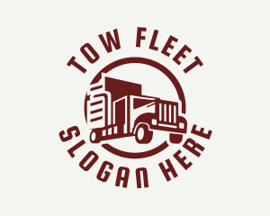 Delivery Truck Shipping logo design