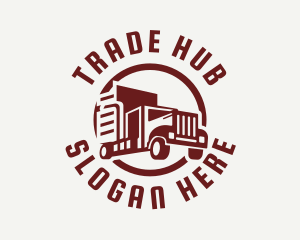 Delivery Truck Shipping logo design