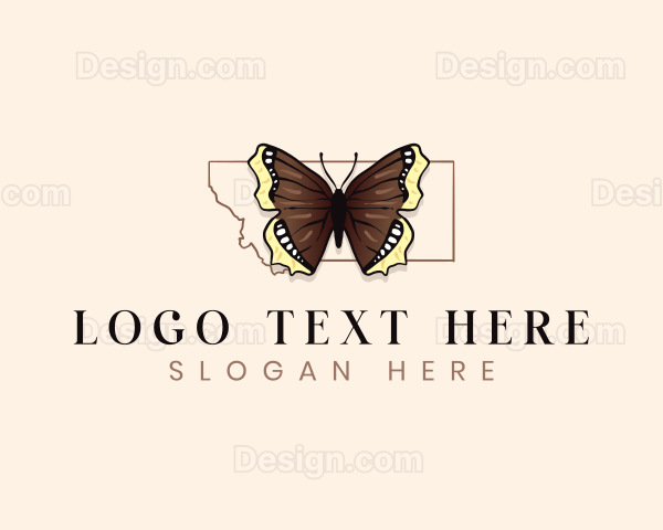 Mourning Cloak Butterfly Montana Logo