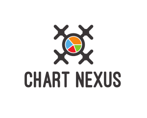 Pie Chart Drone  logo