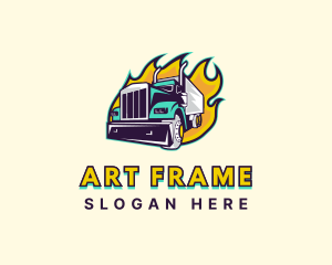 Truck Fire Shipment Logo