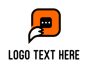 Feedback - Fox Chat Software logo design