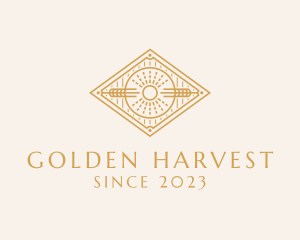 Wheat Farm Agriculture logo design