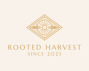 Wheat Farm Agriculture logo design