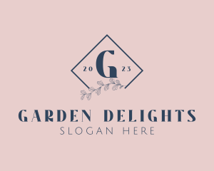 Flower Botanical Garden logo design