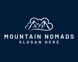 Mountain Cloud Hiking logo design