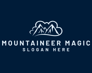 Mountain Cloud Hiking logo design