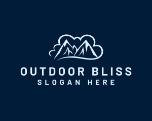 Mountain Cloud Hiking logo design