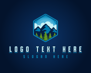 Outdoor Camping Mountain logo