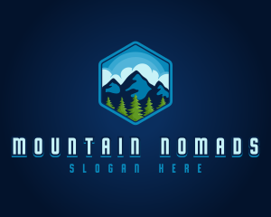 Outdoor Camping Mountain logo design