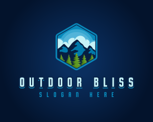 Outdoor Camping Mountain logo design