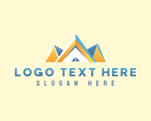 House Roofing Contractor Logo