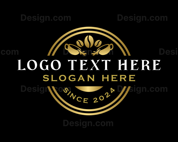 Luxury Coffee Bean Logo