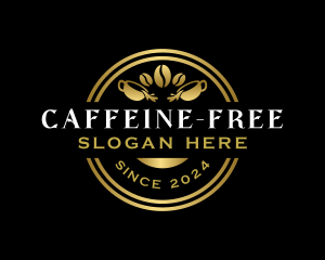 Luxury Coffee Cafe logo design