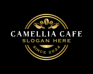 Luxury Coffee Cafe logo design