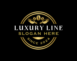 Luxury Coffee Cafe logo design