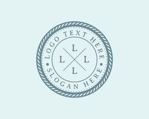 Nautical Marine Badge logo