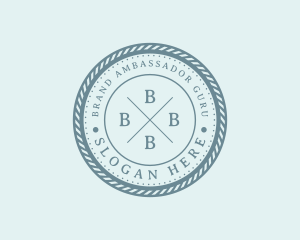 Nautical Marine Badge logo design