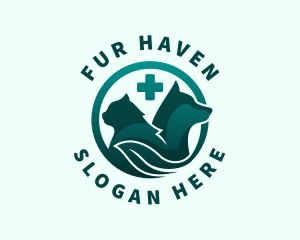 Pet Animal Veterinary logo design