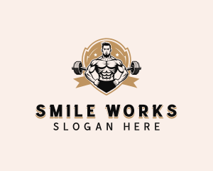 Muscle Man Bodybuilding  Logo