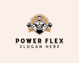 Muscle Man Bodybuilding  logo