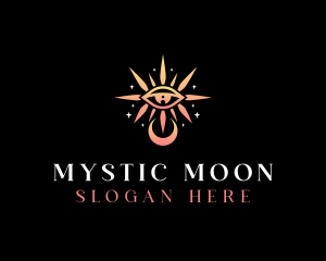 Psychic Moon Eyes logo design