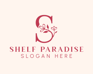 Floral Boutique Letter S logo design